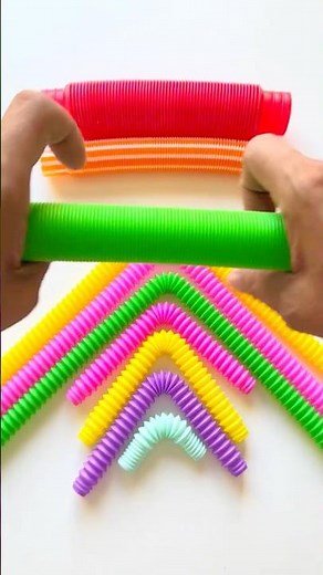 Soft PINK POP Tube Crunch ASMR Creation #diy #satisfyingvideos #relaxing #oddasmr #poptubes