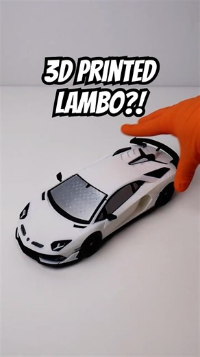 3D Printed a Lamborghini Aventador… #3dprinting #asmr #satisfying