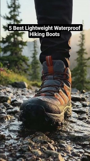 5 Best Lightweight Waterproof Hiking Boots #hiking #motivation #mountains