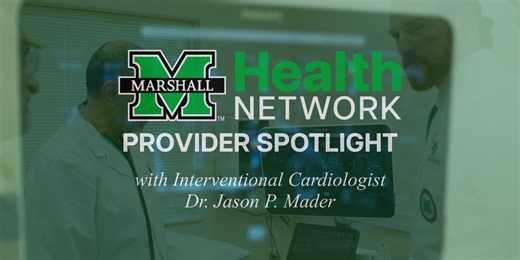 Dr. Jason Mader, interventional cardiologist at Marshall Cardiology, combines expertise and compassion in caring for patients with complex cardiovascular conditions. 💚 He specializes in advanced treatments for coronary artery disease, pulmonary embolisms and deep vein thrombosis, as well as cardiac monitoring device implantation. 🔗 Learn more: bit.ly/4nx2xiS #MarshallCardiology | Marshall Health