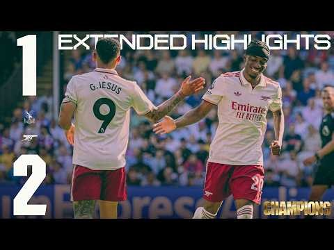 EXTENDED HIGHLIGHTS | Crystal Palace vs Arsenal (1-2) Jesus & Madueke earn victory for PL Champions