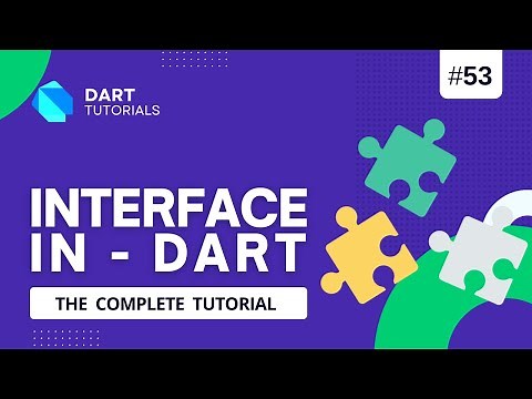 Interface in Dart | Dart implicit & explicit interface | Dart Tutorial #54