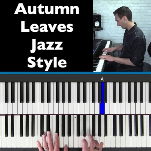 Simple way to play this classic jazz standard 🎹 🎶 You can learn this full song here: https://pianowithjonny.com/courses/autumn-leaves-jazz-swing-accompaniment-1/ #piano #pianolesson #pianowithjonny #jonnymay #easypiano #pianotip #jazzpiano | Piano With Jonny