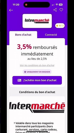 3,5% de réduction chez Intermarché valable sur TOUT et tout le temps ! #radinmalin #bonplan