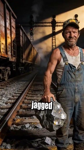 Why railroad track rocks are never smooth #railroad #engineering #trains