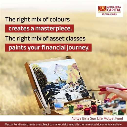4.3K views · 16 reactions | Ever seen colors on a palette come together and create something breathtaking? That’s how the Aditya Birla Sun Life Multi Asset Allocation Fund carefully brings different assets together to create a portfolio that’s balanced, adaptive, and growing beautifully with every market move. To invest, visit the link: https://tinyurl.com/2as85s9d | ABC - Aditya Birla Sun Life Mutual Fund | Facebook