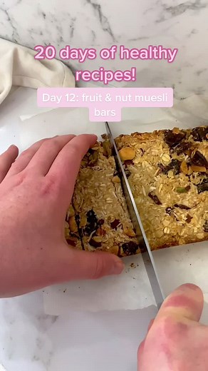 Homemade Fruit & Nut Muesli Bars Recipe