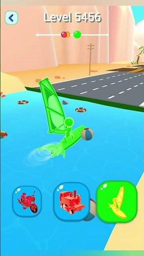 Shape shifting2 game level #5456 hyper casual game #shapeshifting #gameplay #gaming #shortvideo...