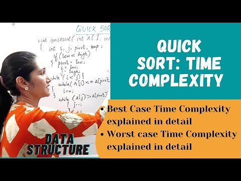 Quick Sort Time Complexity | Best Case & Worst Case | Data Structure#78