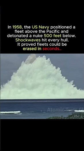 In 1958, America Nuked the Ocean.. #shorts #history #nuke