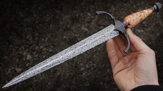 133K views · 1.4K reactions | Mosaic Damascus Dagger | Black Beard Projects | Facebook