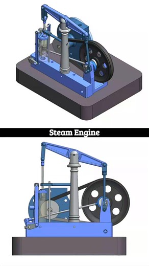 Steam Engine Mechanism #fblifestyle #Solidworks #design #SolidWorks #code #cadcam #design #SolidWoodDesign #SolidWorks #3D #roofing #Careers #enterpenuership #jdcadtutorial #trendingposwt #3d #cadcam #design #postengagement #trendingnow #reelsviralシfb #reelsfypシ #reelschallenge #reels | Jd cad tutorial