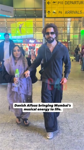 Danish Alfaaz spotted at Mumbai airport, keeping it cool and composed. | Crazy 4 Bollywood