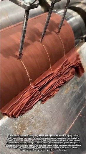 Chocolate Cooling Process Using a Rotating Cylindrical Machine