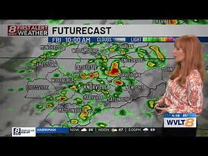 Tracking Friday’s front, rain and storms at times today