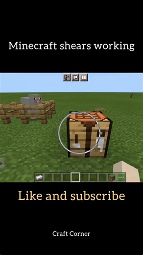 Minecraft Shears Working #minecraft #beta version #slowedandreverb #music #edit #punk