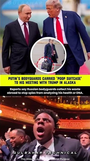 Putin’s Poop Suitcase Shocks The World 🌍 | What His Bodyguards Carried In Alaska Meeting 😳💼