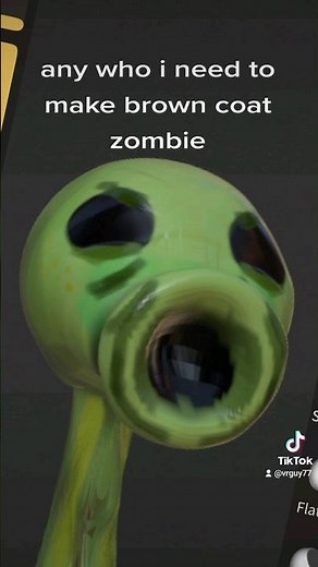 pvz gw3 fan project game development 3d model peashooter plants vs zombies 🧟‍♂️ 🧟‍♀️
