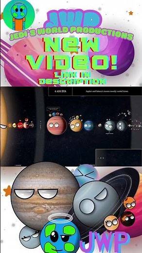 The 4.6 Billion Year History of Our Solar System! 🌌 #shorts #planetballs