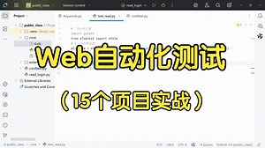 2025最新Web自动化测试教程（15个项目实战）