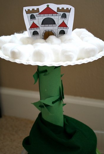 Jack and the Beanstalk Sensory Bin and Story Retelling Activity