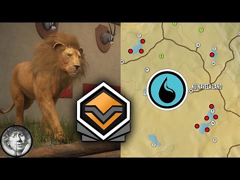 Diamond Lion Guide 2021 with map locations - Vurhonga Savanna [theHunter: Call of the Wild 2021]