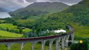 47K views · 2.5K reactions | Just a few miles from Ben Nevis mountain in Scotland is the start of one of the most breathtaking train journeys in the world – so spectacular, in fact, that it was adapted by the Harry Potter movies as the Hogwarts Express.  Aerial Britain | Smithsonian Channel | Facebook