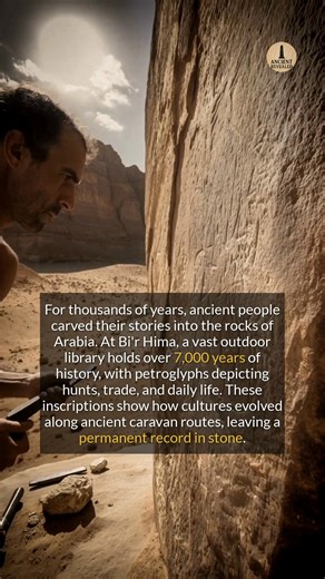 4.7K views · 63 reactions | This ancient hub features millennia of rock art and inscriptions carved into the Arabian landscape. | Ancient Revealed | Facebook