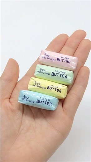 초간단 버터 스퀴시 만들기 🧈 | Easy Butter Squishy DIY