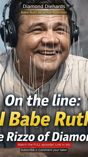 Babe Ruth had thoughts on Jackie Robinson… and they might surprise you. #mlb #baseball #aiinterview