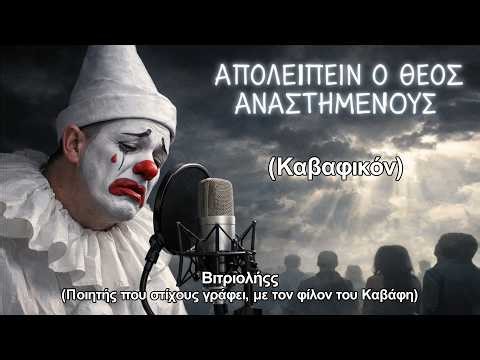 " ΑΠΟΛΕΙΠΕΙΝ Ο ΘΕΟΣ ΑΝΑΣΤΗΜΕΝΟΥΣ " - (Καβαφικόν) --- Βιτριολήςς