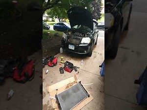 09 Dodge Avenger 2.7 radiator removal