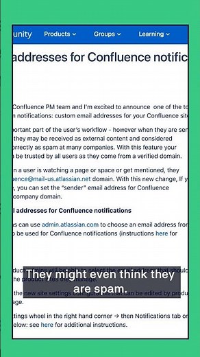 Use Custom Email Addresses in Confluence #shorts
