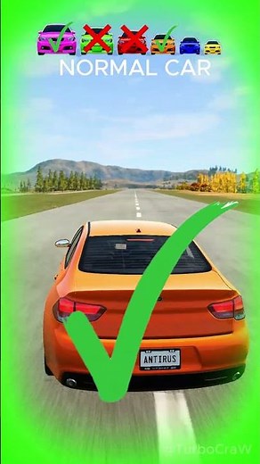 Big & Small Cars Vs Obstacles # shorts