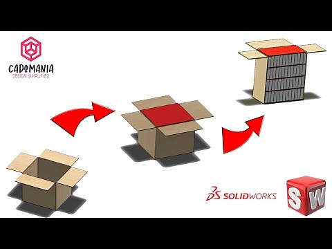 Designing and Assembling a Carton Box Using SolidWorks | Step-by-Step Tutorial #cad #packaging
