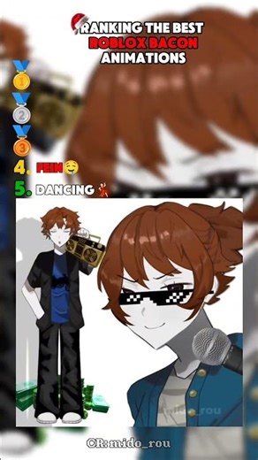 Ranking The Best Roblox Bacon Animations #bacon #roblox #robloxshorts #animation #art