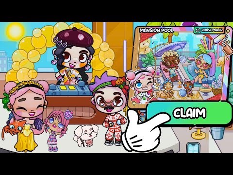 🏡🎁Mansion Pool Pack Unboxing Avatar World [House Decoration] Walkthrough Game 🏊‍♀️🧸