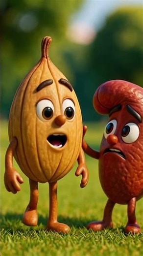 Kaju Aur Badam Ki Sachi Dosti ❤️ | Emotional Cartoon Story #shorts