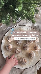 Follow comment ‘SNOWBALL’ to get the recipe sent to you!! ❄️🤍 Winter break is coming up and if you need snack (or even breakfast addition) that feels fun but packed w nutrition, these snowball energy bites are so easy to whip up!! They’re made with no added sugar so the littlest eaters can share them alongside big bro or sis. All you need is: – rolled oats – mashed banana – almond, cashew, or peanut butter (sunbutter for nut-free) – chia or hemp seeds for healthy fats fiber iron – vanilla – shr