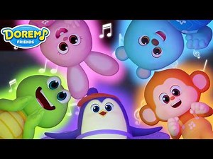 Dance with Doremi Friends│Doremi 10 Minute Songs│Dance Time Song│Doremi Friends - Nursery Rhymes