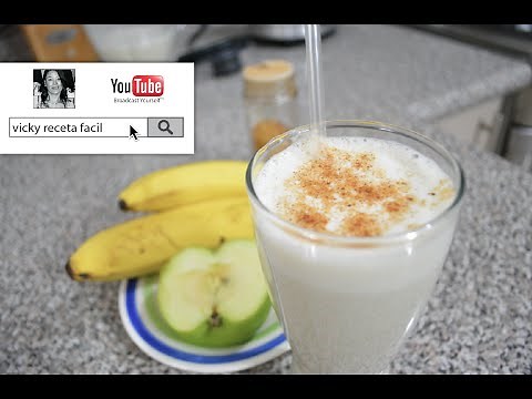 Oatmeal, Banana, and Apple Smoothie | #VickyEasyRecipe