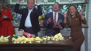 Exploding Pringles can experiment with Steve Spangler