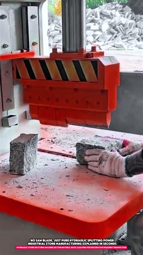 Hydraulic Stone Splitting Machine 120 Ton Natural Rock Cleaving for Decorative Masonry Production