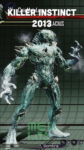 A EVOLUÇÃO GRÁFICA DE GLACIUS DO KILLER INSTINCT 1 AO 3 #shorts #killerinstinct