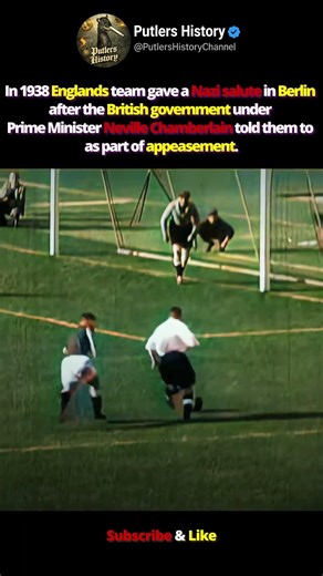 When England's Football Team Gave a Nazi Salute (1938) #shorts