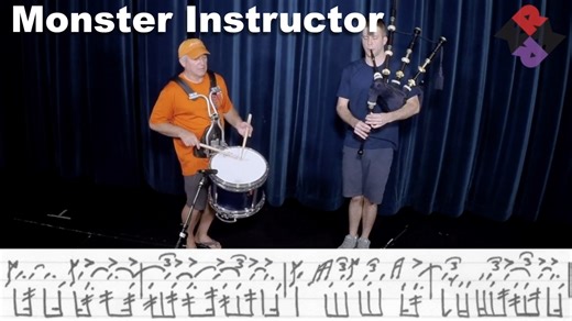 5.9K views · 42 reactions | Learn some classic #pipeband drum scores from drumming legend, J. Reid Maxwell with the help of PadLab™. Hit up the site to start playing more Monster today! | Rhythm Monster | Facebook