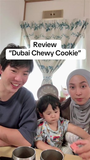 Review Dubai Chewy Cookie bareng suami dan Itsuki