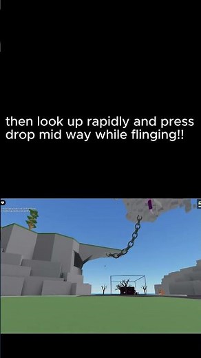 Tutorial on how to throw far in fling things and people #roblox #jujutsukaisen #robloxmemes #fypシ