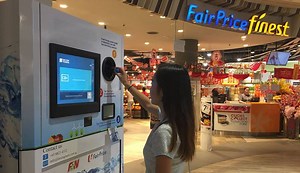 Reverse vending machine launched at Punggol's Waterway Point to encourage recycling efforts | Coconuts