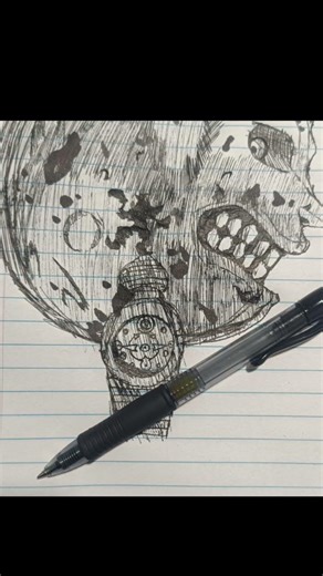 you've meet with a terrible fate 🗣️🔥 #majorasmask #zelda #drawing #moon #skullkid